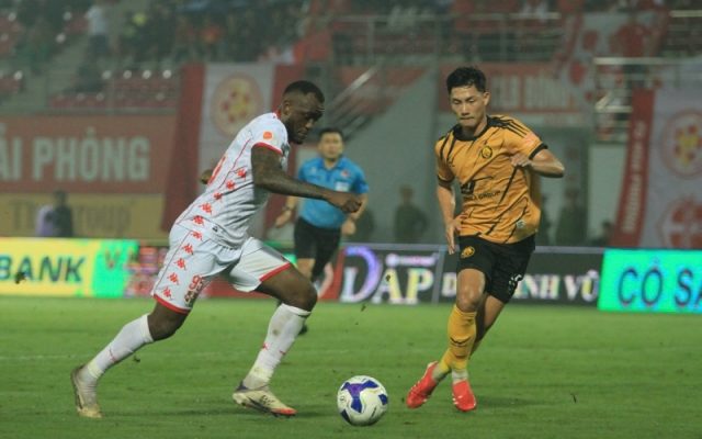 Hải Phòng 3–3 Thanh Hóa — Trận cầu kịch tính hòa giữa Hải Phòng và Thanh Hóa.